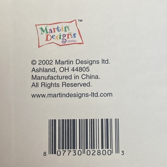 Vintage 2002 MARTIN DESIGNS Food Recipe Box with removable lid - Picture 10 of 10